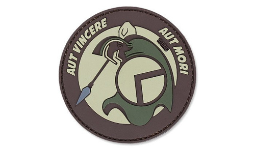 101 Inc. - 3D-Aufnäher - Spartan Aut - Braun -  3D PVC Morale Patches