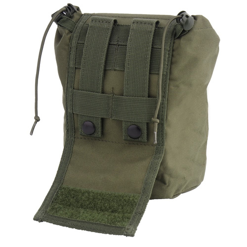 Mil-Tec - Zusammenklappbare Dump Pouch - Zielony OD - 16156401 - Drop Taschen - Ausrüstung