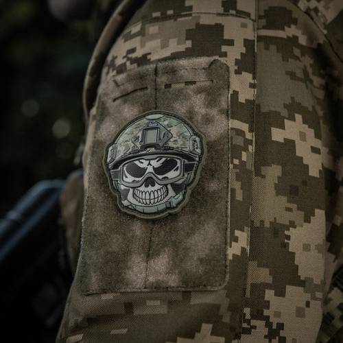Verschiedenes - M-Tac – Emoji-Patch Nr. 2 Schädel – PVC 3D – Camo – 51353502 - Andere