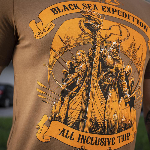 M-Tac - Black Sea Expedition T-Shirt für Männer - Coyote Brown - 80025017 - T-Shirts