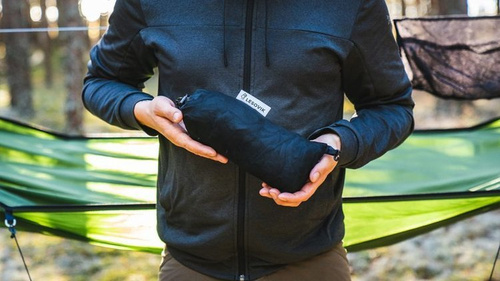 Lesovik - Wanderhängematte DRAKA mit Moskitonetz und Aufhängung SNEKA - Treetop Green - Hängematten & Zelte - Outdoor