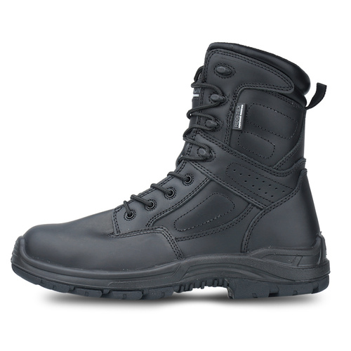 Bekleidung - Bennon - Commodore O2 Militärstiefel - Leder - Regi-Tex - Schwarz - Z30366v01 - Militärstiefel