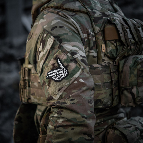 M-Tac – Skeleton Shooter Patch – Stickerei – 500D Cordura – Schwarz – 51375002 - Andere - Verschiedenes