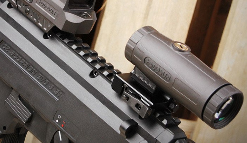 Holosun - Lupe 3x HM3X - Flip & Picatinny QD - Schwarz - HM3X - Holosun Kollimatorvisiere