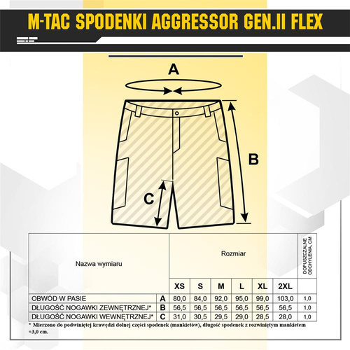M-Tac - Aggressor Gen.II Flex Tactical Shorts - Polycotton - Coyote Brown - 20014017 - Kurze Hose - Bekleidung