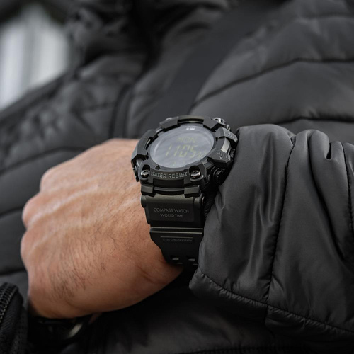 Verschiedenes - M-Tac - Taktische Uhr 2037 - LED - 5 ATM - Schwarz - 50007002 - Uhren