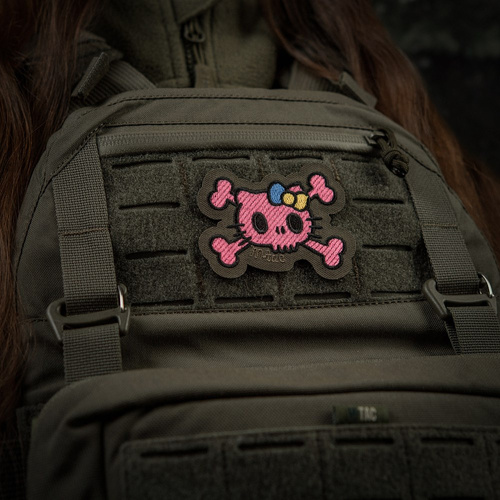 Verschiedenes - M-Tac – Kitty Pink Patch – Stickerei – Gelbe und Blaue Schleife – Ranger Green – 51393023 - Morale Patch