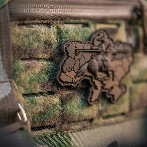 M-Tac – Cossack Ukraine Patch – PVC 3D – Horse Charge – Coyote – 51349005 - Flaggen