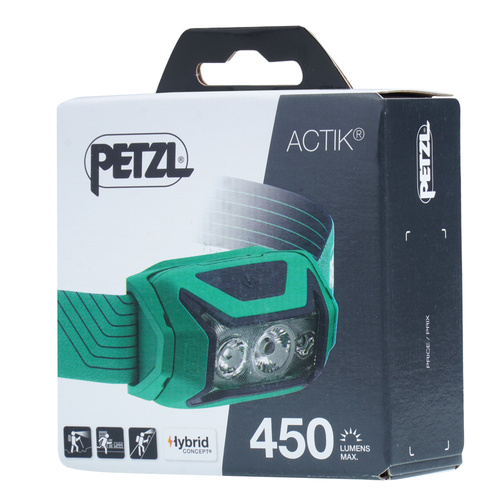 LED-Taschenlampen - Petzl - Actik LED-Kopflampe - 450 lm - Grün - E063AA02