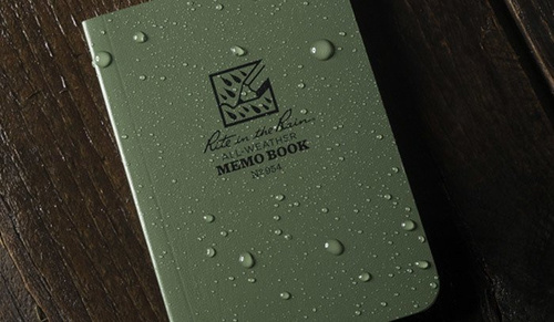 Verschiedenes - Rite in the Rain - Allwetter-Notizbuch - 3 1/2 x 5" - 954 - Olive - Notizbücher & Zubehör