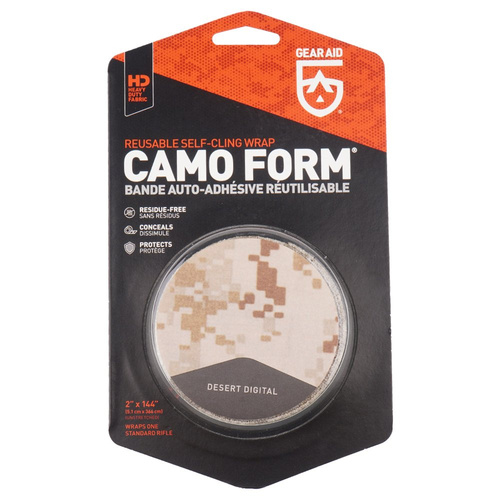 Gear Aid - Camo Form Reusable Wrap - 3,65 m - Digital Desert - 19413 - Tarnbänder