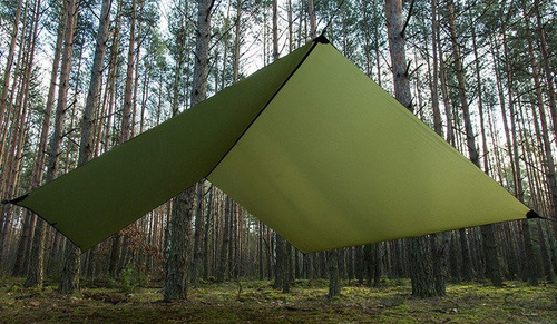 Lesovik - Ultraleichtes Tarp GROZA UL - Mayfly Green - Planen