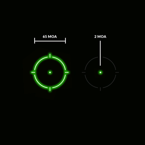 Holosun Kollimatorvisiere - Holosun - Zielfernrohr HS510C Multi Absehen - Grüner Punkt - Solarpanel - FDE - HS510C-FDE-G