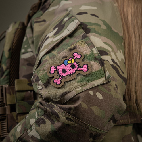 M-Tac – Kitty Pink Patch – Stickerei – Gelbe und Blaue Schleife – Coyote – 51393005 - Morale Patch - Verschiedenes