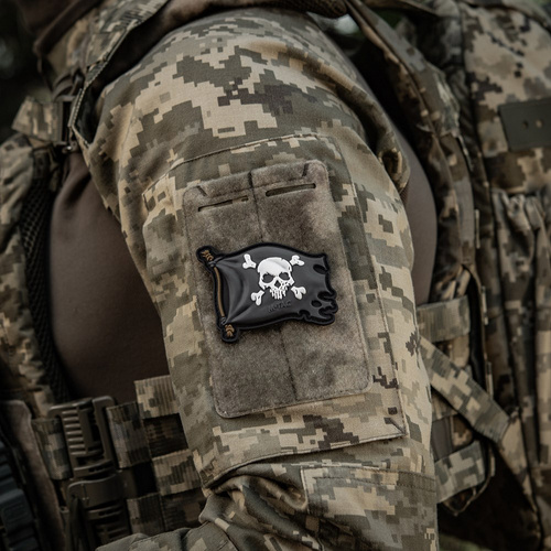 M-Tac - Jolly Roger Aufnäher - PVC - Schwarz - 51116802 - 3D PVC Morale Patches - Verschiedenes
