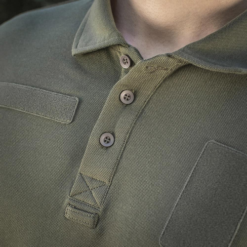 M-Tac - Taktisches Poloshirt mit langen Ärmeln - Army Olive - 80021062 - Poloshirts