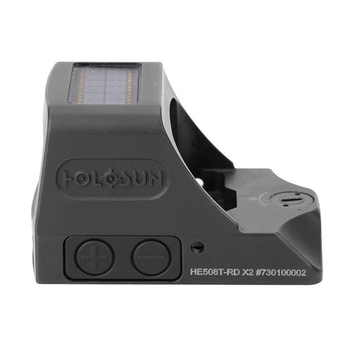 Holosun - HE508T X2 Elite Micro Red Dot - Solarpanel / Titanium - Holosun Kollimatorvisiere - Outdoor