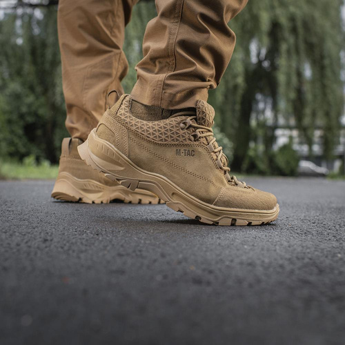 Militärstiefel - M-Tac - Patrol R Vent Taktische Schuhe - Leder - Coyote - 30206005