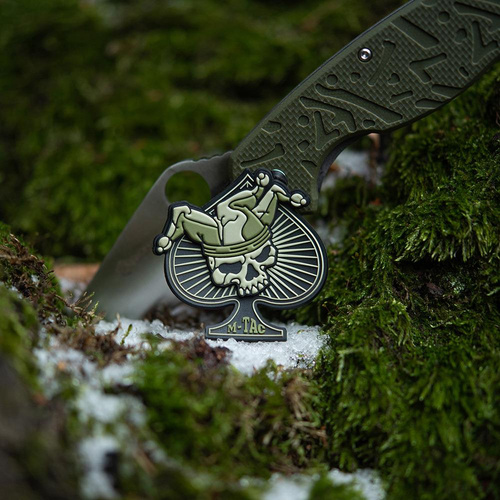 3D PVC Morale Patches - M-Tac – Ace of Spades-Patch – PVC 3D – Oliv – 51108201