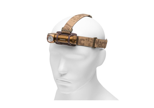 Mactronic - Sirius H12 Wiederaufladbare LED-Stirnlampe - 1200 lm - Coyote Brown - AHL0172 - LED-Taschenlampen