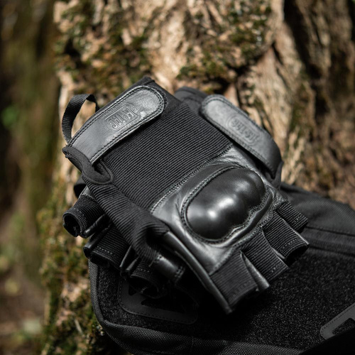 M-Tac - Assault Tactical Mk.4 Fingerlose Handschuhe - Schwarz - 90214002 - Taktisch Handschuhe