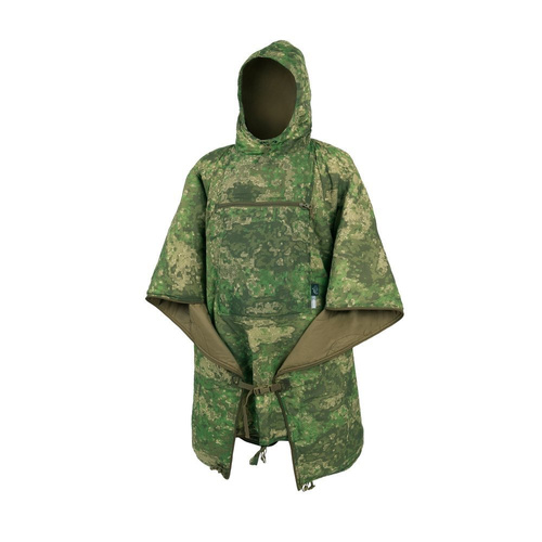 Helikon - Poncho Swagman Roll - Windpack - Climashield - PenCott WildWood - PO-SMR-NL-45 - Militärjacken