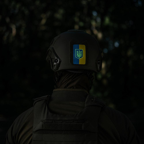 M-Tac - Aufnäher - Flagge der Ukraine mit Wappen 80x50mm - Vertikal - 51304099. - Morale Patch - Verschiedenes