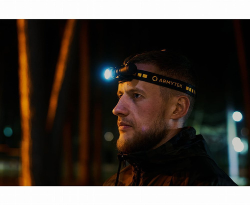 LED-Taschenlampen - Armytek - Wiederaufladbare Taschenlampe / Stirnlampe Elf C2 - 1100 lm - Kaltlicht - F05103C