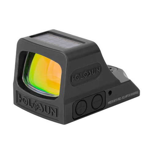 Holosun - HE508T X2 Elite Micro Red Dot - Solarpanel / Titanium - Holosun Kollimatorvisiere - Outdoor