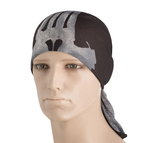 M-Tac - Leichtes Halstuch Punisher - Schwarz - HLI-PB-BK - Headwraps, Shemags & Schals