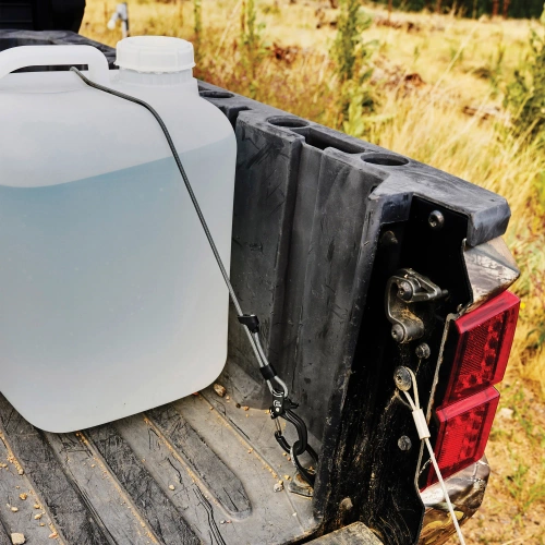 Outdoor - Nite Ize - Flexibles Seil mit CamJam SlideLock - Aluminium - Schwarz - CJSLB5-01-R3 - Stahlkarabiner