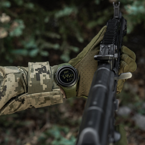 Verschiedenes - M-Tac - Taktische Uhr 2166 - LED - 5 ATM - Grün - 50008001 - Uhren