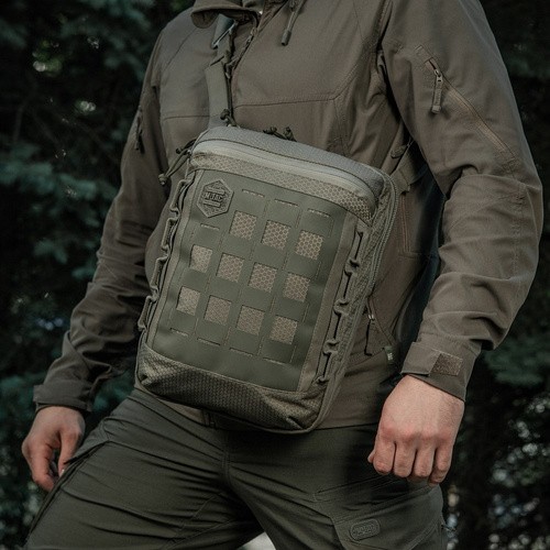 M-Tac - Laser Cut Hex Umhängetasche - Cordura - Ranger Green - 10241023 - Laptoptaschen - Rucksäcke