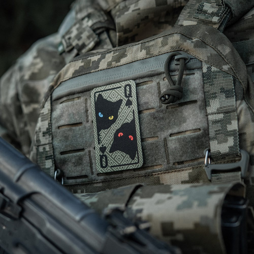 M-Tac – Aufnäher „Dame of Spades“ – Cordura 500D – Ornament – Oliv – 51362001 - Andere