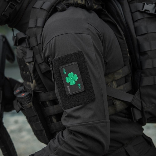 M-Tac – Lucky Card Patch – Cordura 500D – Kleeblatt – Schwarz – 51391002 - Andere