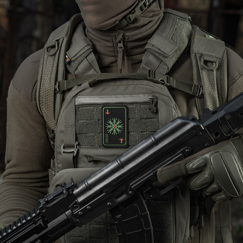 M-Tac – Helm of Terror Map Patch – Stickerei – Schwarz/Oliv – 51392201 - Andere