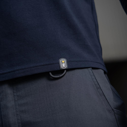 M-Tac - Militärisches Langarm-T-Shirt - Dunkles Marineblau - 20067015 - Militär-T-Shirts