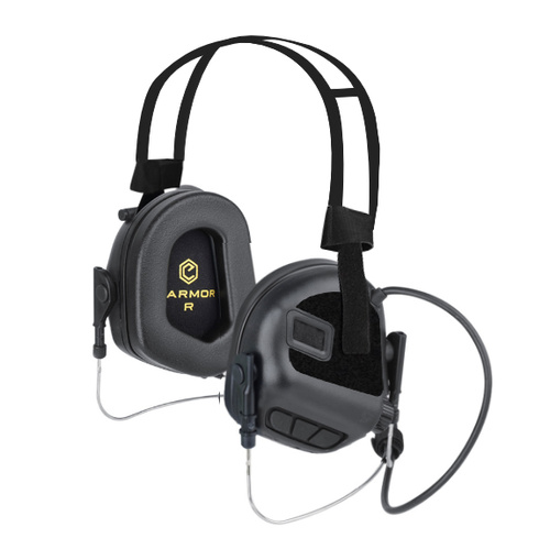 Earmor - Aktiver Gehörschützer M31N-Mark3 MilPro - MIL-STD-416 - Schwarz - M31NMARK-BK - Aktive Kopfhörer