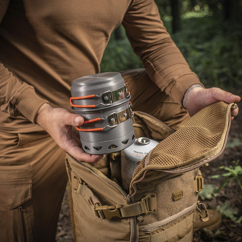 Militärisches Kochgeschirr - M-Tac - Individuelles Touristengeschirr - Grün - MTC-DM-FMC-217