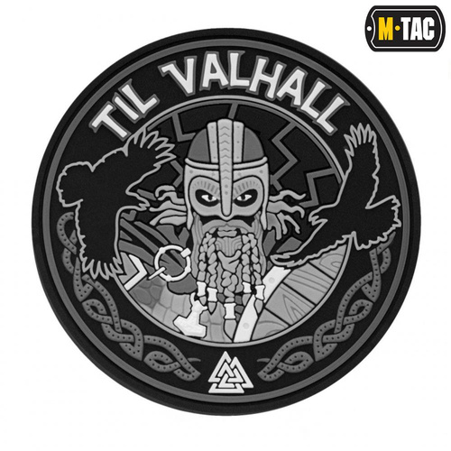 M-Tac – Til Valhall Patch – PVC – Grau/Schwarz – 51142112 - Andere