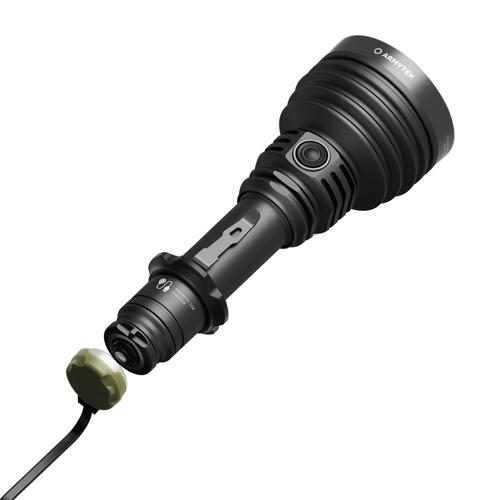 Outdoor - Armytek - Taktische Taschenlampe Barracuda Pro Max - Blitzlicht - 2800 lm - Schwarz - F10501PC - LED-Taschenlampen