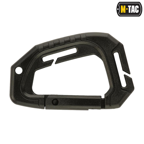Kunststoffkarabiner - M-Tac – Taktischer Karabiner – Schwarz – MTC-TCTCRBNR-BK