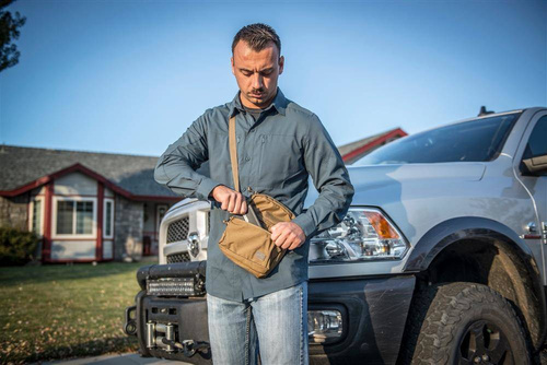 Outdoor - Helikon - EDC Compact Umhängetasche - 2 L - Olivgrün - TB-ECS-CD-02 - Taschen