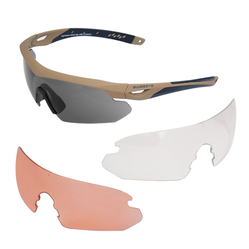SwissEye - Nighthawk Ballistische Brille - Coyote - 40292  - Sonnenbrille