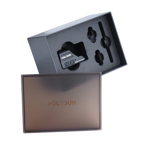 Holosun - HS407C X2 Micro Rot Zielfernrohr Rot Punkt - Solar Panel - 2 MOA - Schwarz - HS407C X2 - Holosun Kollimatorvisiere - Outdoor