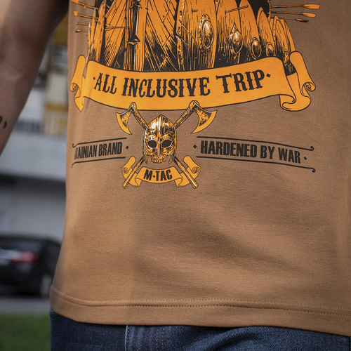 M-Tac - Black Sea Expedition T-Shirt für Männer - Coyote Brown - 80025017 - T-Shirts - Bekleidung