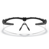 Oakley - Ballistische Brille Standard Issue M Frame 2.0 Industrial - Matte Black - Klare Gläser - OO9213-04