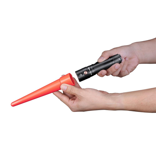 Outdoor - Fenix - Traffic Wand Diffusor für Taschenlampen - Rot - Klein - AOT-S+ - Signalkegel