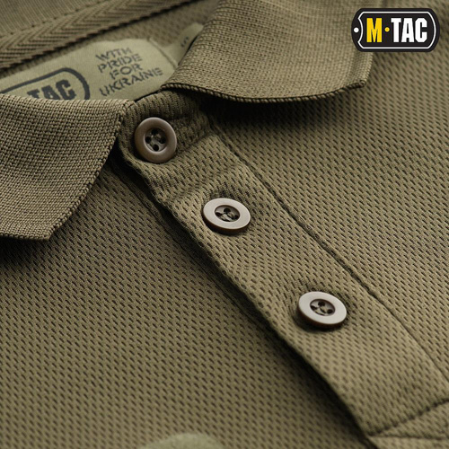 M-Tac - Polohemd Elite Tactical Coolmax - Olive - 80010001 - T-Shirts