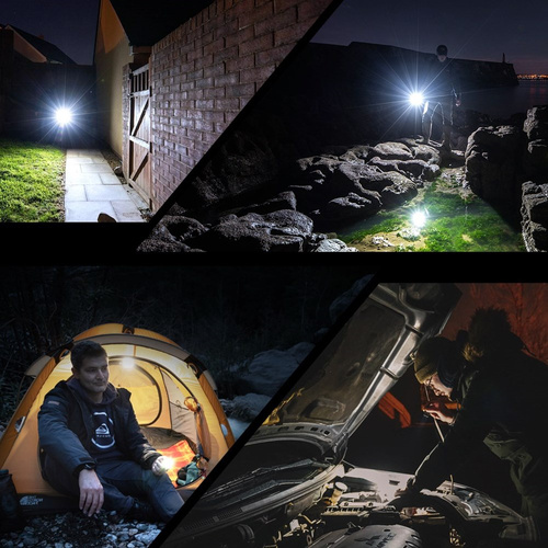 Fenix - E03R V2.0 LED-Taschenlampe mit 400-mAh-Akku – 500 lm – Grau – E03R V2.0 Grau - LED-Taschenlampen